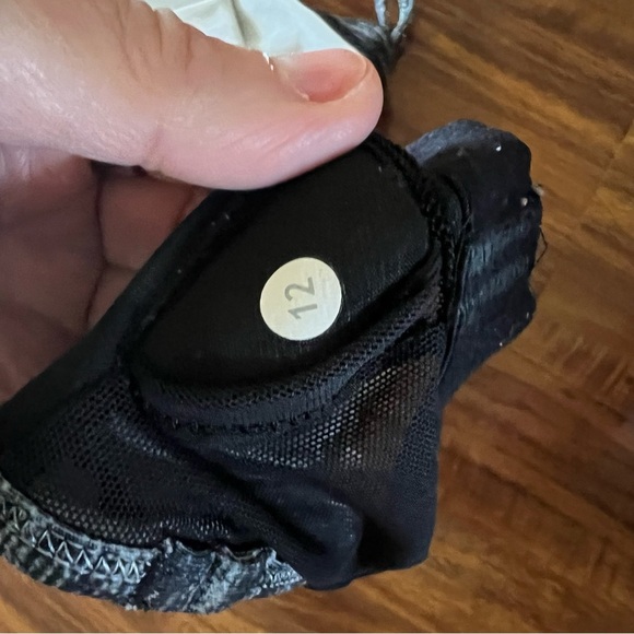 Lululemon Power Y Tank Luon Dramatic Static White Black size 12 - Picture 7 of 7